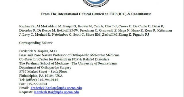 Actualización Guía Manejo Médico de FOP