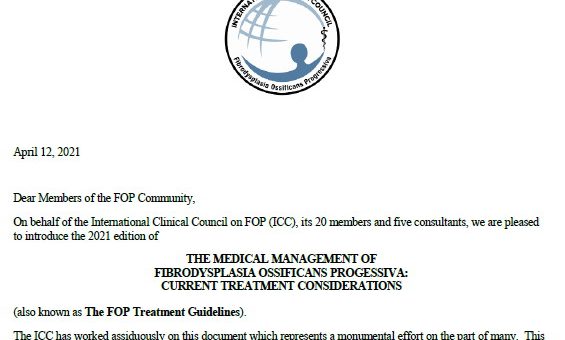 El ICC actualizó la Guía de Manejo Médico para FOP